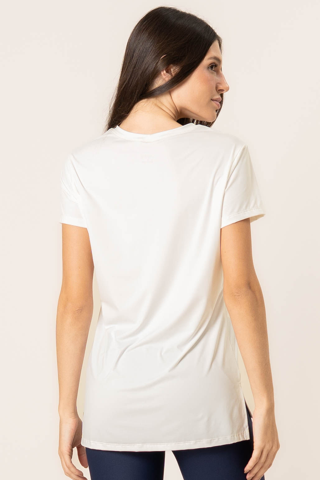 Camiseta Alongada Pulse Vivame Branco - Imagem 2