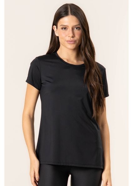 Camiseta Alongada Pulse Vivame Preto - Imagem 1