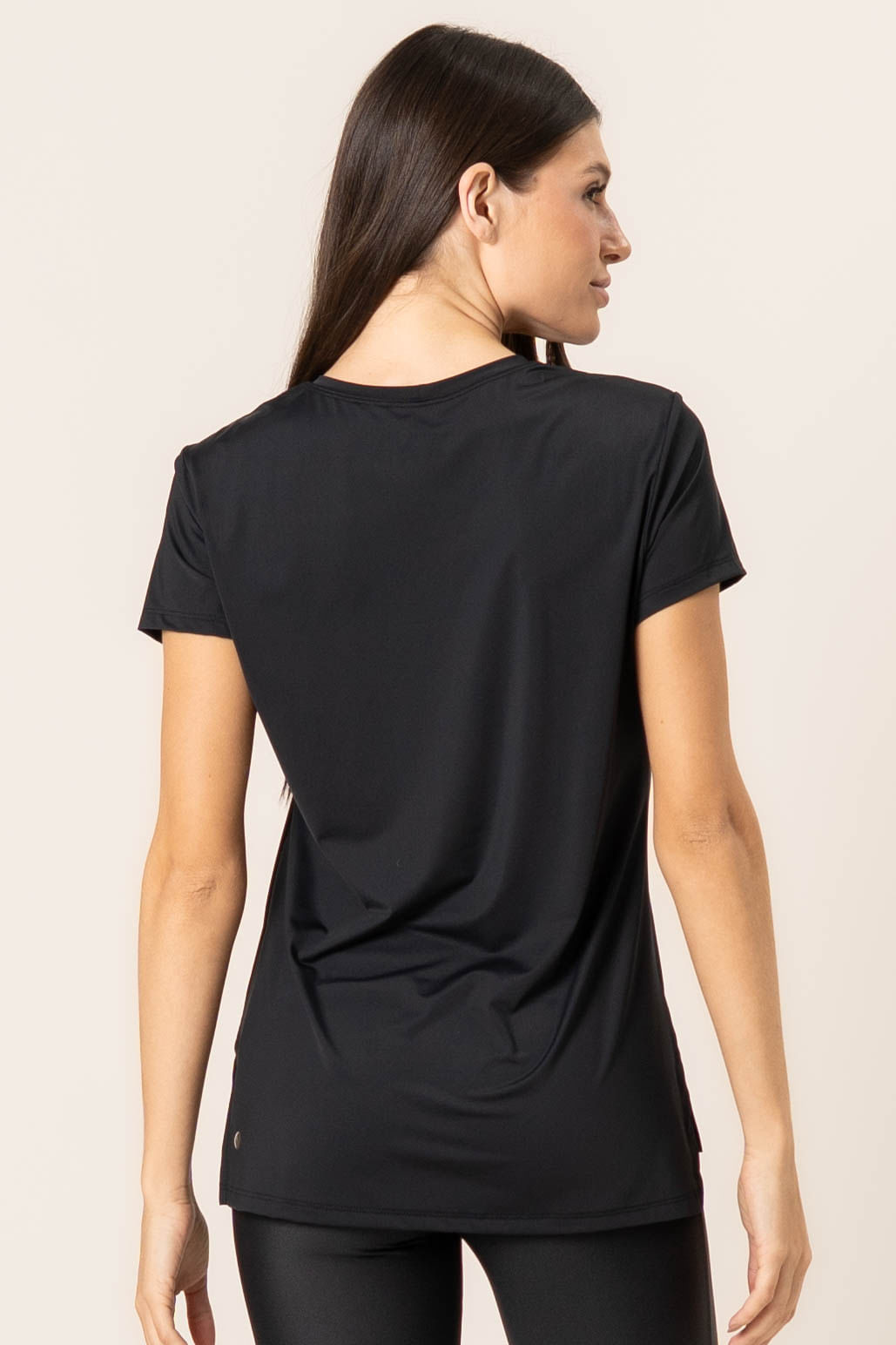 Camiseta Alongada Pulse Vivame Preto - Imagem 2