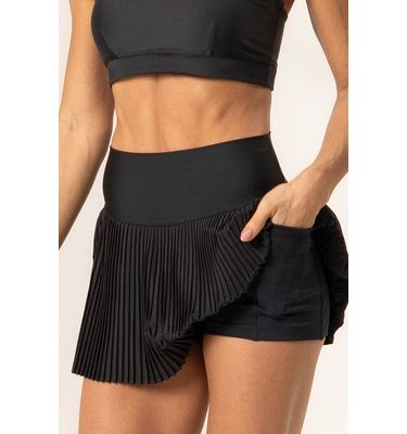 Short Saia Plissado Cardio Vivame - Imagem 5 - Mobile