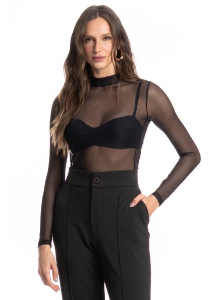 Blusa Feminina Cocais Preto - Imagem 1