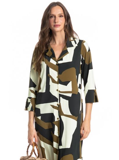 Chemise Midi Manga 7/8 Copenhagem - Imagem 3 - Desktop