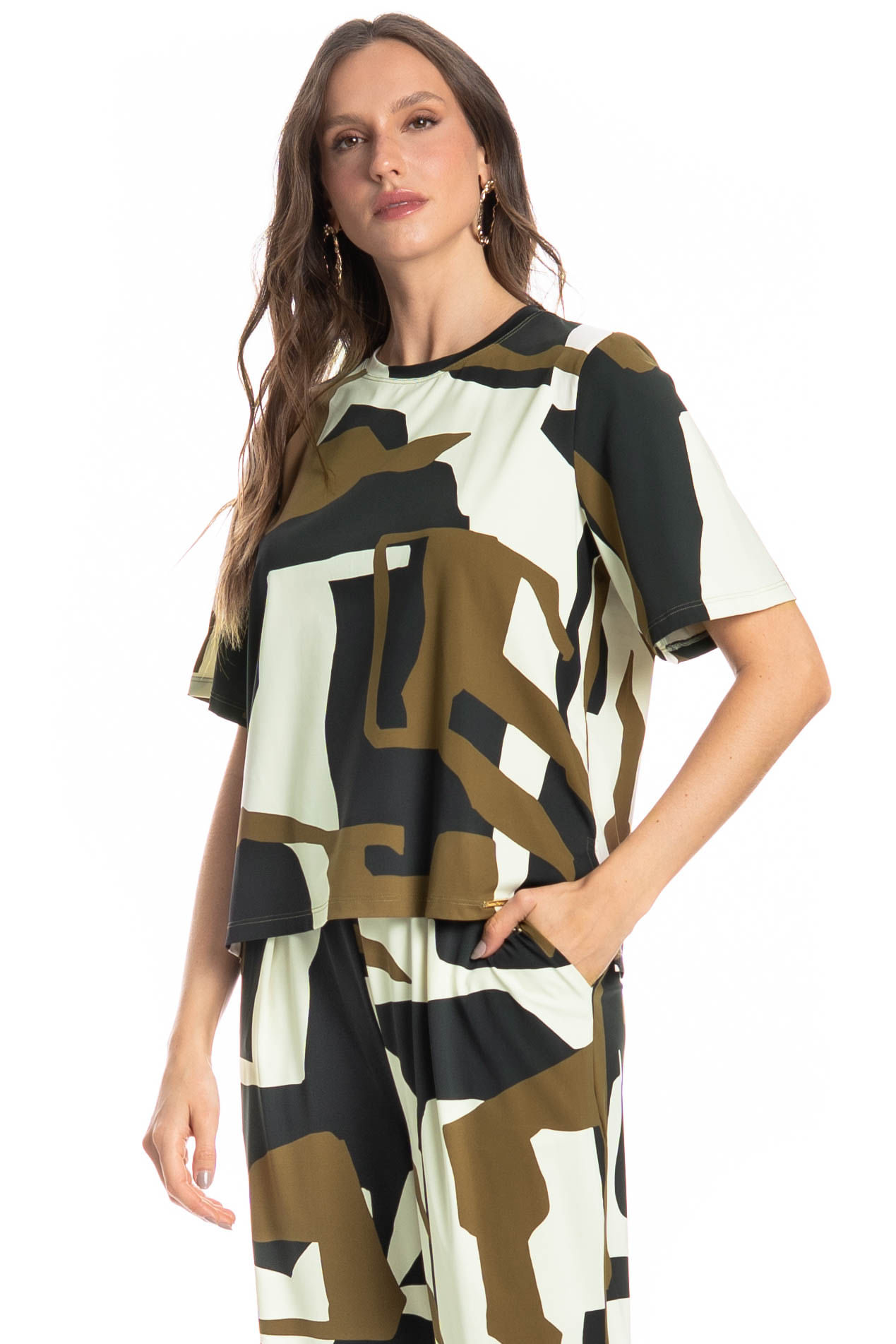 Blusa Ampla Feminina Copenhagem - Imagem 1