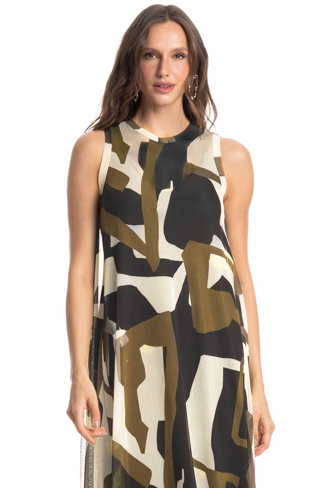 Vestido Em Tule Com Forro Copenhagem - Imagem 3 - Mobile