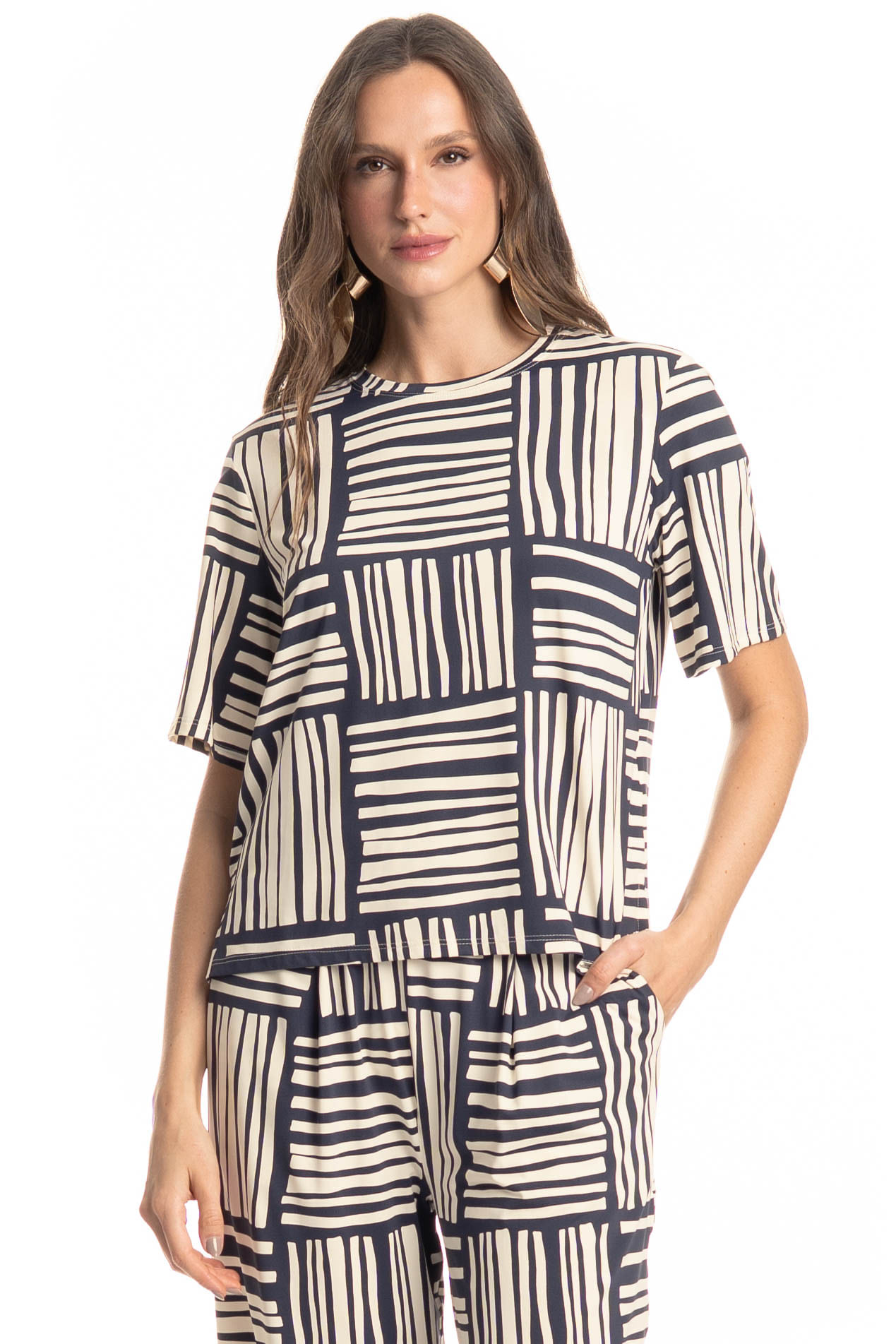 Blusa Ampla Feminina Montreal - Imagem 1