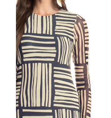 Vestido De Tule Com Manga Longa Montreal - Imagem 5 - Mobile
