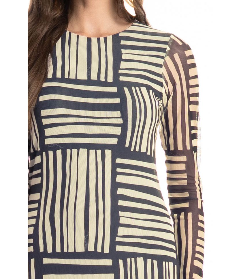 Vestido De Tule Com Manga Longa Montreal - Imagem 5 - Desktop