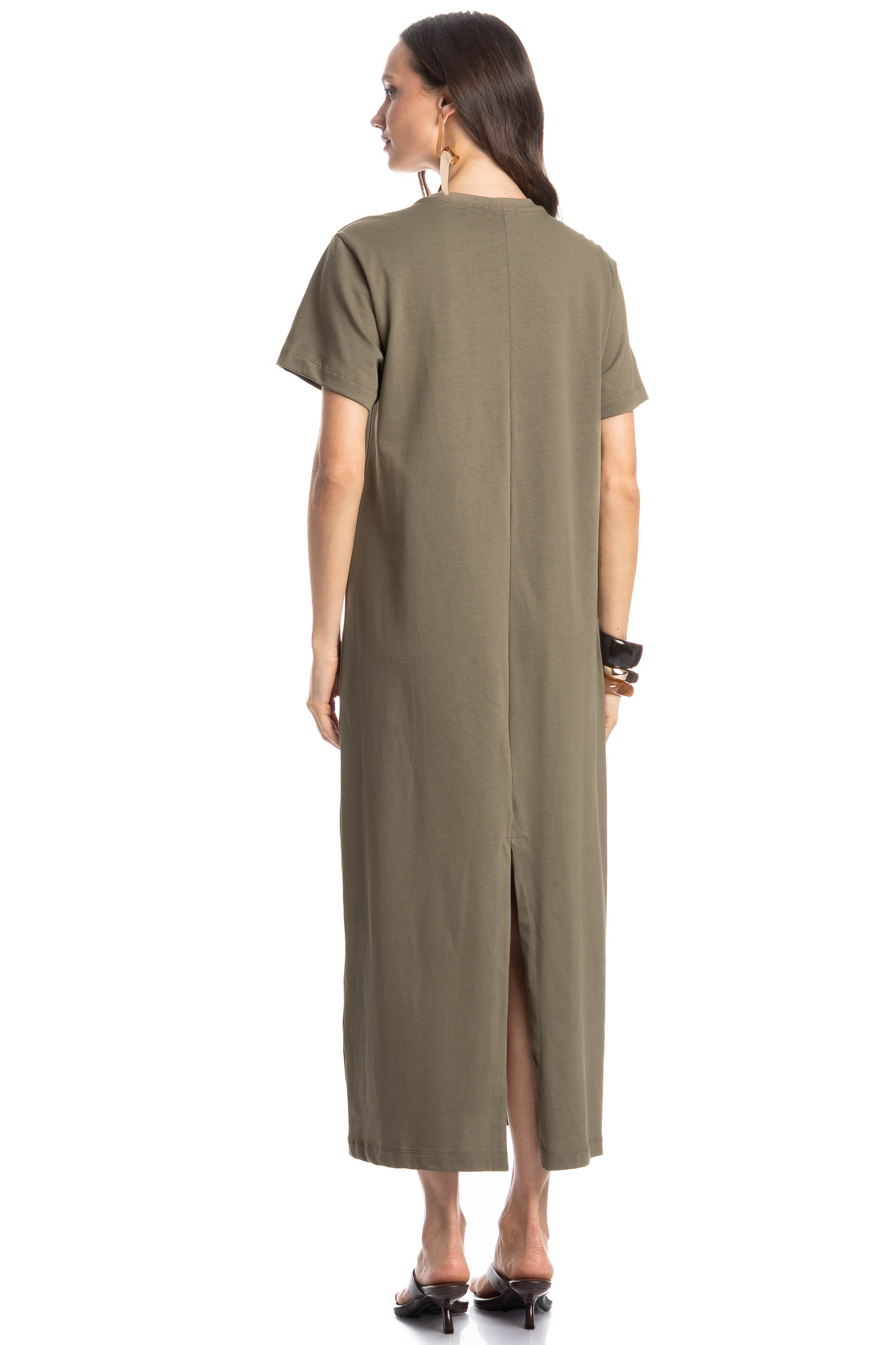 Vestido Com Manga Safari - Imagem 2 - Mobile