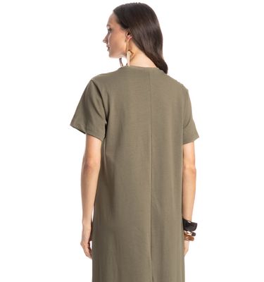Vestido Com Manga Safari - Imagem 4 - Mobile