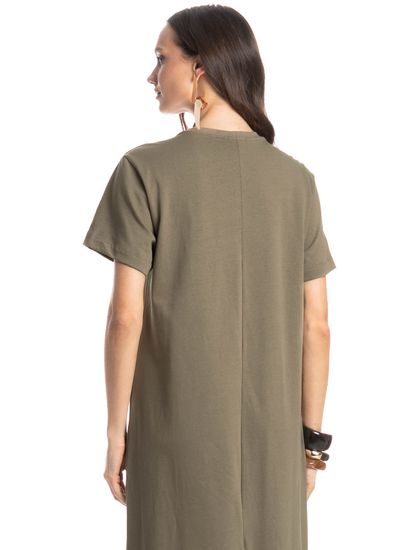 Vestido Com Manga Safari - Imagem 4 - Desktop