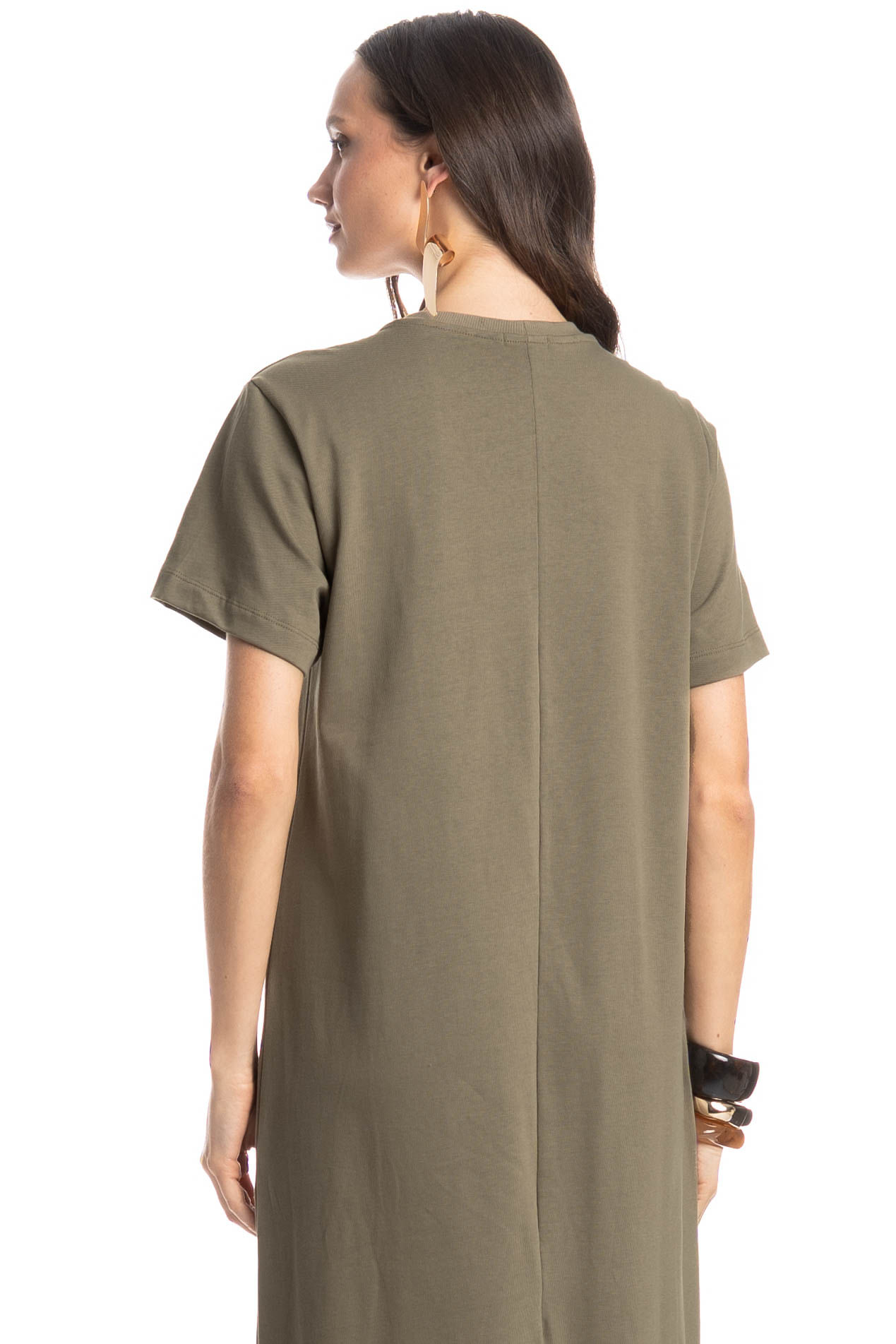 Vestido Com Manga Safari - Imagem 4 - Mobile