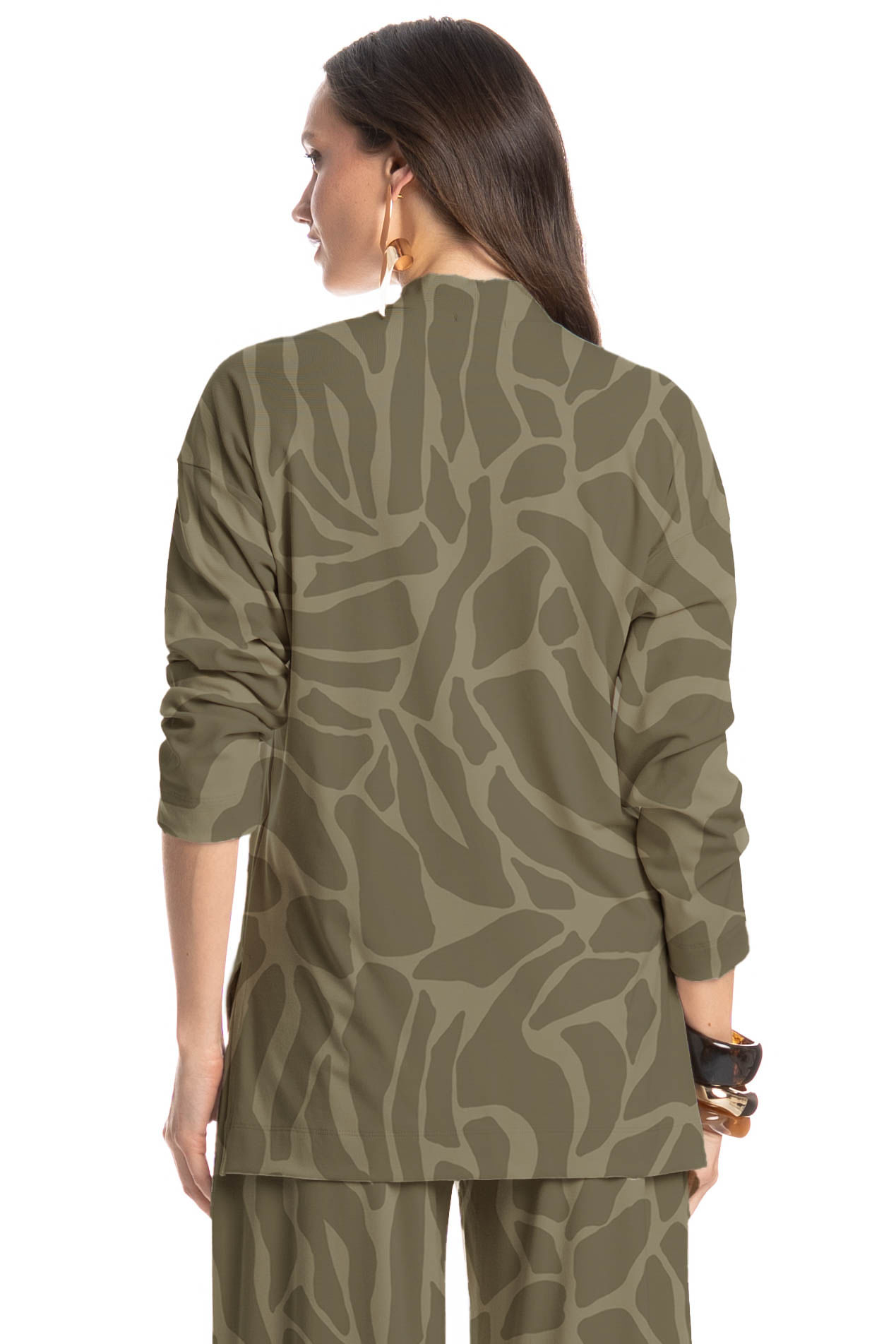 Blusa Feminina Safari Verde - Imagem 2
