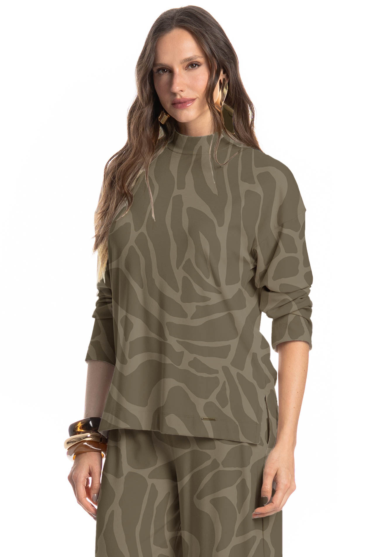 Blusa Feminina Safari - Imagem 1