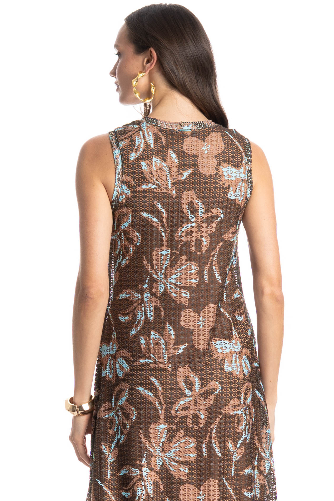 Vestido Regata Jardim - Imagem 4 - Mobile