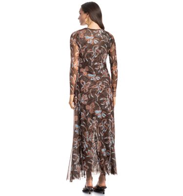 Vestido De Tule Com Combinete Franzido Jardim - Imagem 2 - Mobile