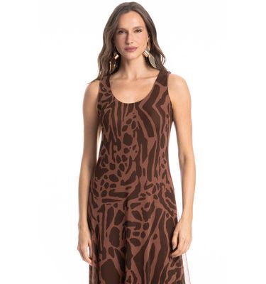 Vestido Evasê De Tule Colinas - Imagem 3 - Mobile