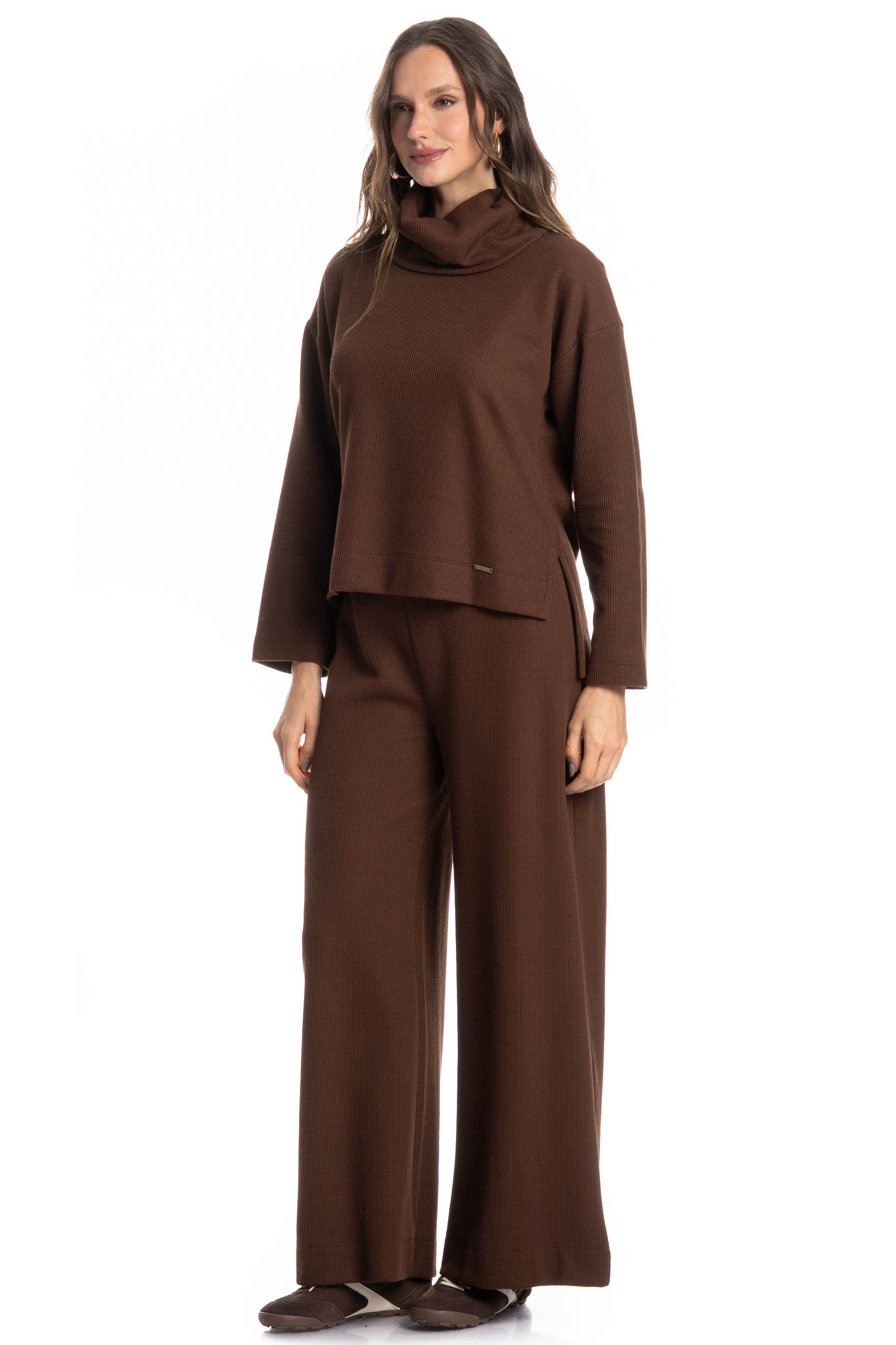 Calça Giulia Marrom - Imagem 1