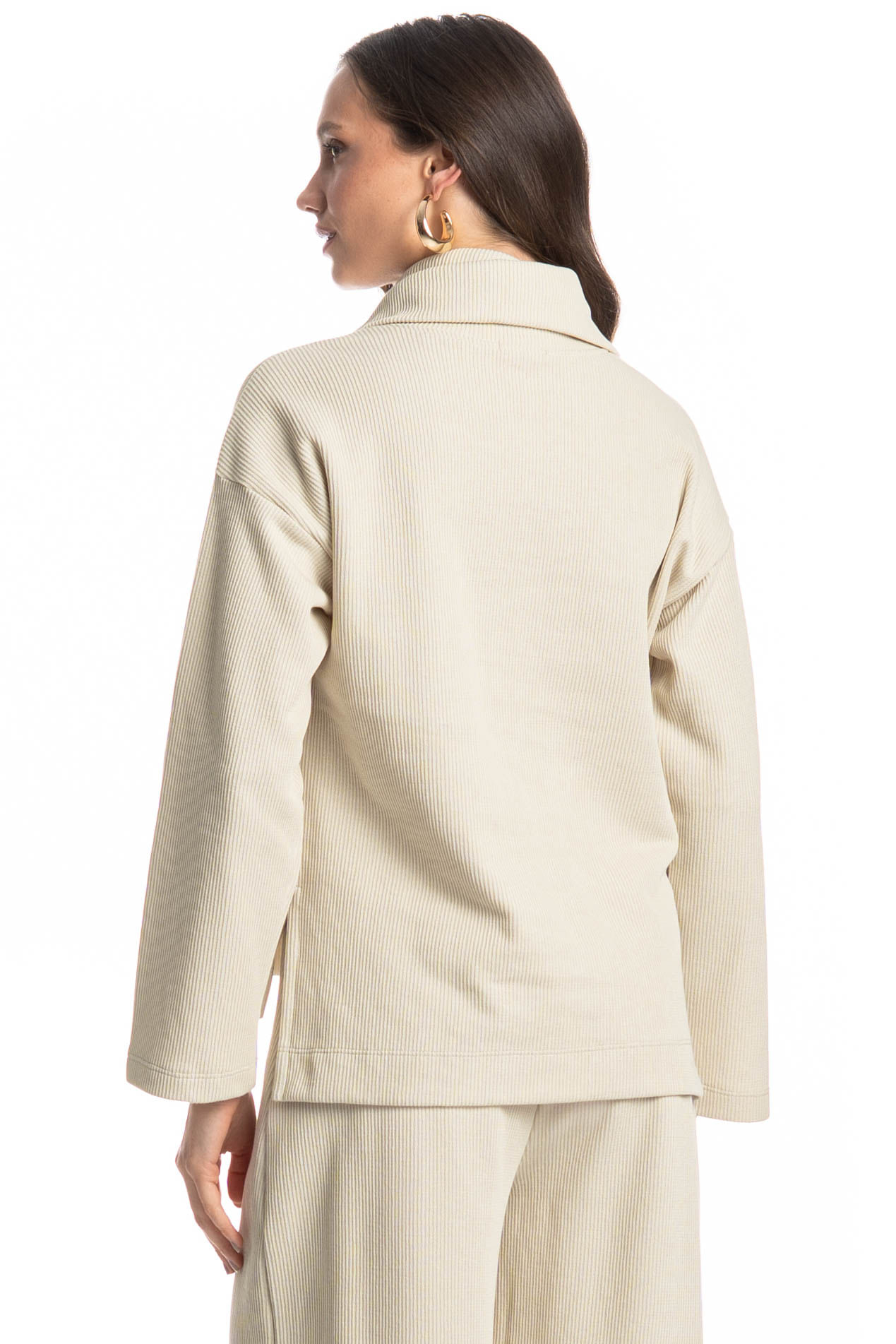 Blusa Feminina Gola Alta Giulia - Imagem 2 - Mobile