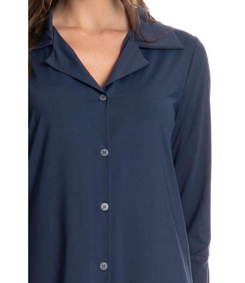 Camisa Feminina Abotoada Breeze - Imagem 5 - Desktop