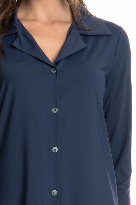 Camisa Feminina Abotoada Breeze - Imagem 5 - Mobile