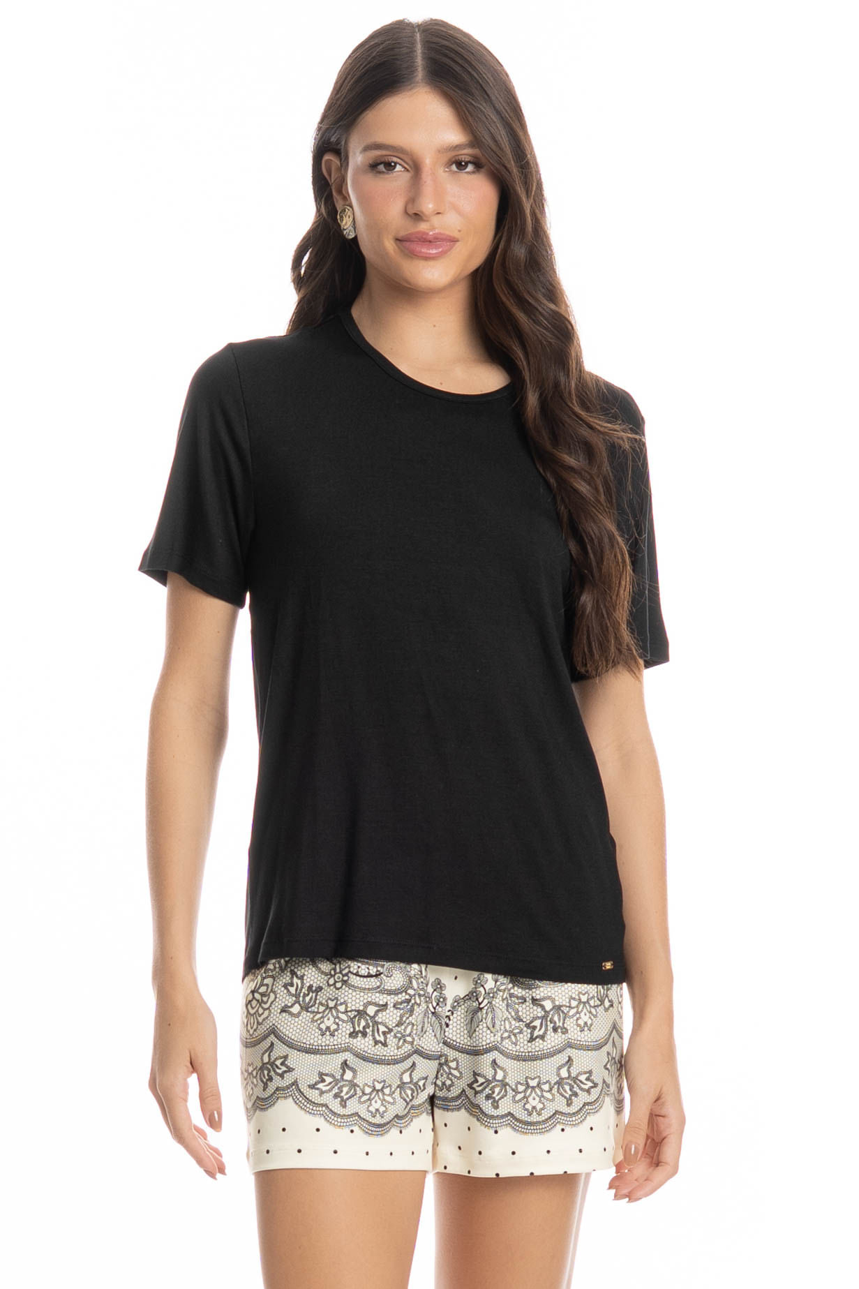Pijama Curto Feminino Chiara - Imagem 1