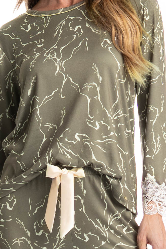 Pijama Feminino Longo Ártemis - Imagem 5 - Mobile
