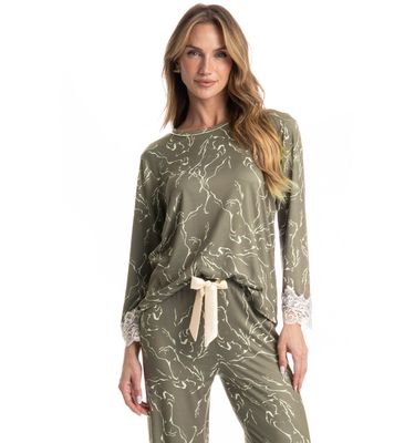 Pijama Feminino Longo Ártemis - Imagem 3 - Mobile