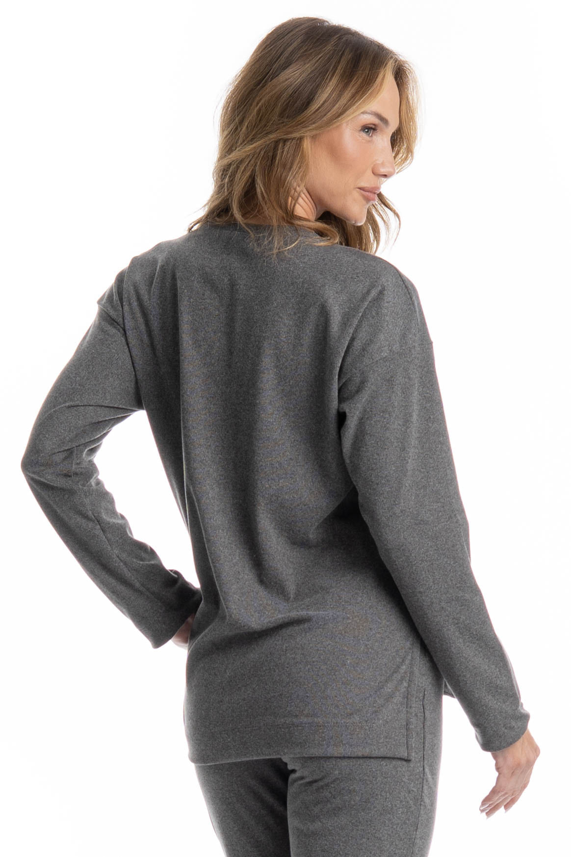 Blusa Luna Manga Longa Preto - Imagem 2