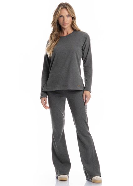 Calça Mini Flare Luna Preto - Imagem 1