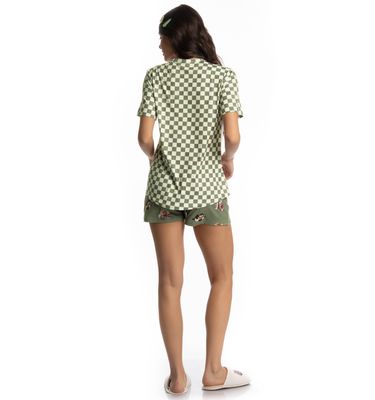 Pijama Curto Country Moka - Imagem 4 - Mobile