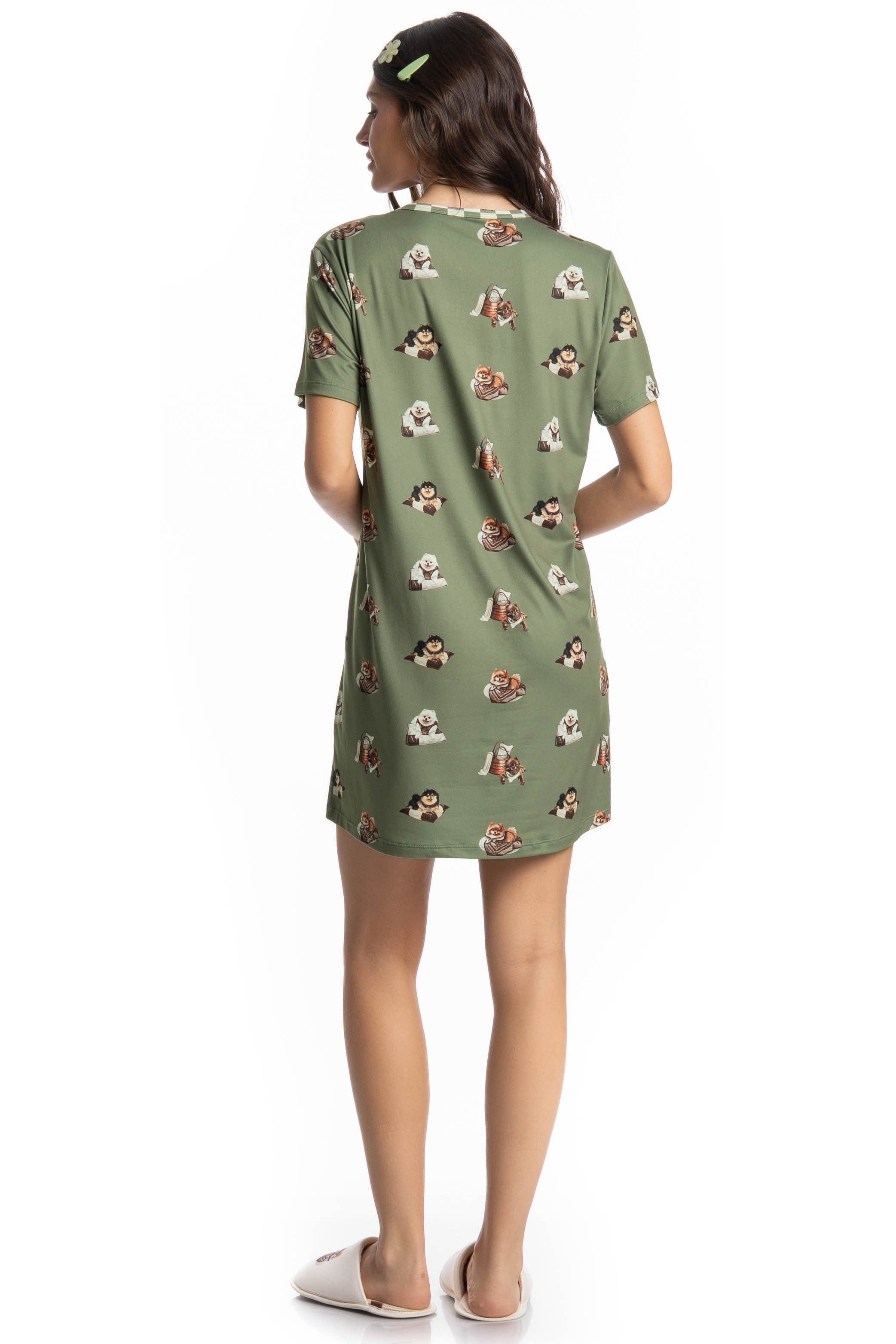 Camisão Curto Country Moka - Imagem 4 - Mobile