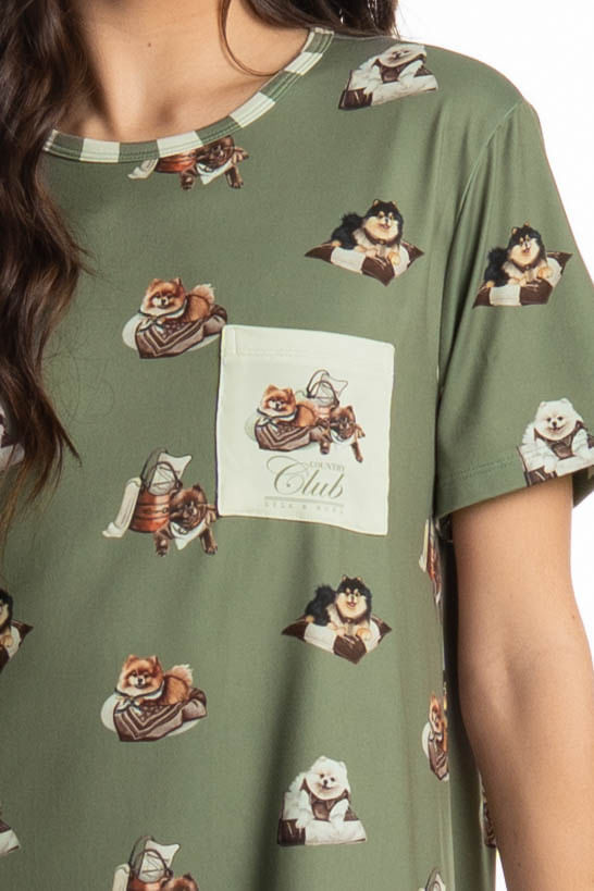 Camisão Curto Country Moka - Imagem 5 - Mobile