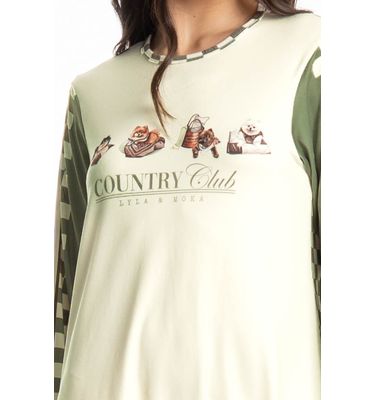 Camisão Manga Longa Country Moka - Imagem 5 - Mobile