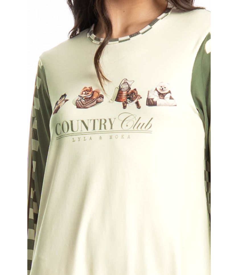 Camisão Manga Longa Country Moka - Imagem 5 - Desktop