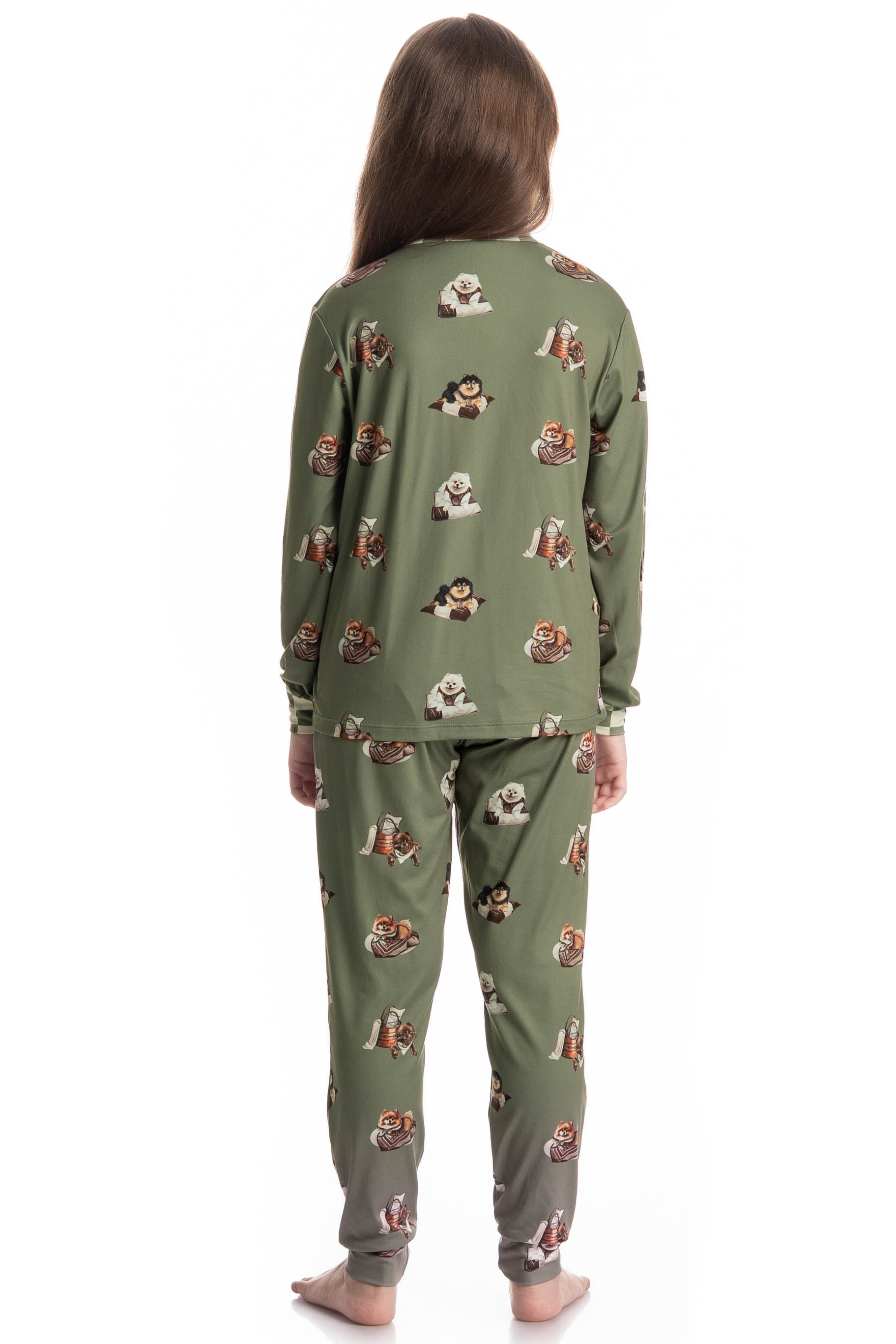 Pijama Longo Infantil Unissex Country Moka - Imagem 4 - Mobile