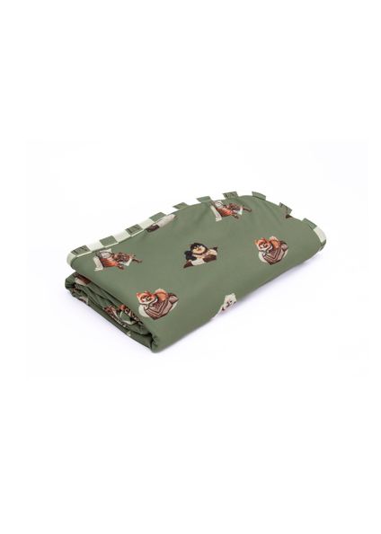 Manta Baby Country Moka Verde - Imagem 1
