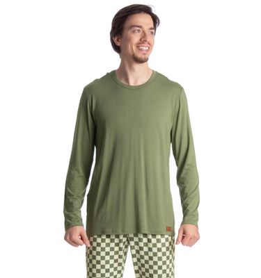Pijama Longo Masculino Country Moka - Imagem 3 - Mobile
