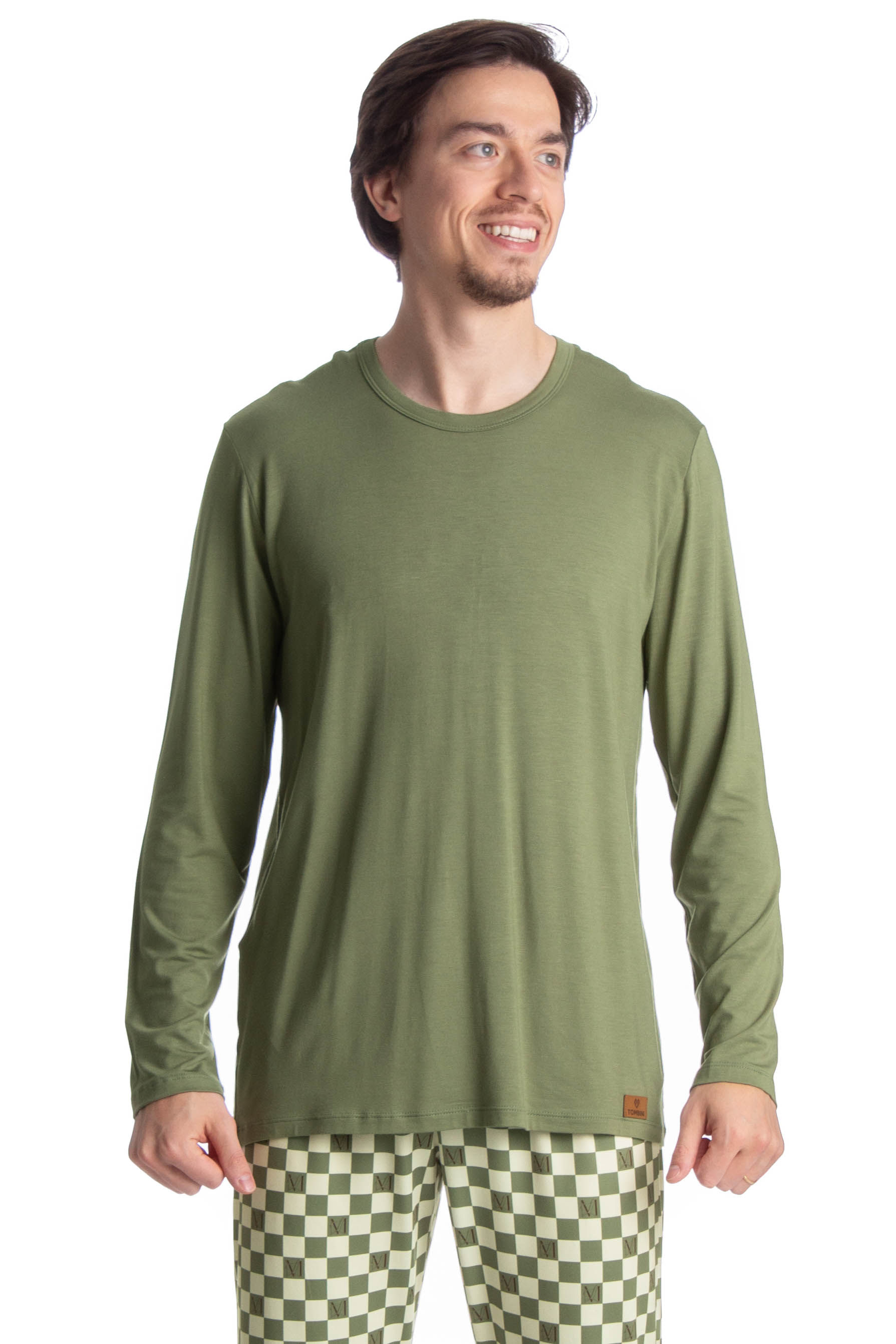 Pijama Longo Masculino Country Moka - Imagem 3 - Mobile