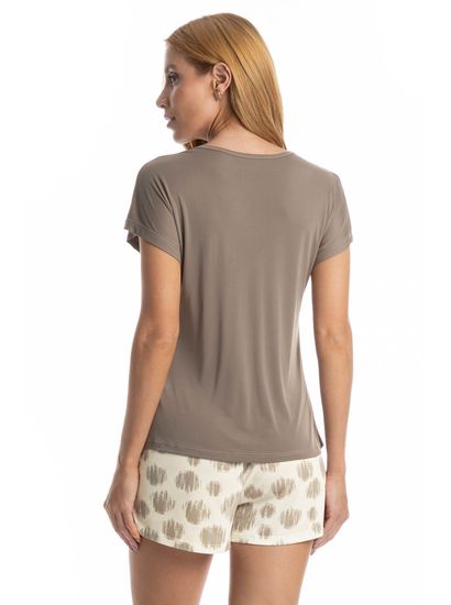 Pijama Curto Feminino Ágata - Imagem 2 - Desktop