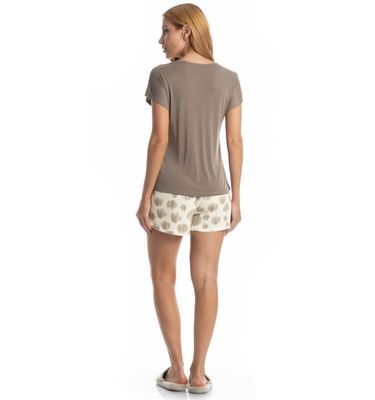 Pijama Curto Feminino Ágata - Imagem 4 - Mobile