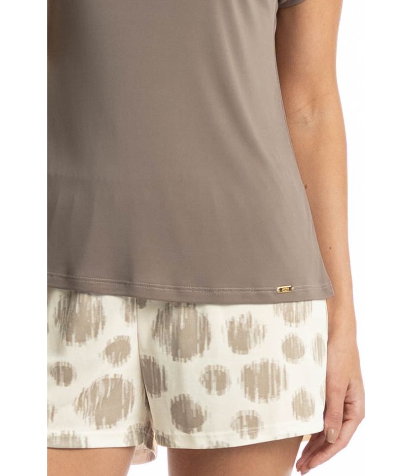 Pijama Curto Feminino Ágata - Imagem 5 - Desktop