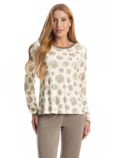 Pijama Feminino Longo Ágata - Imagem 3 - Desktop