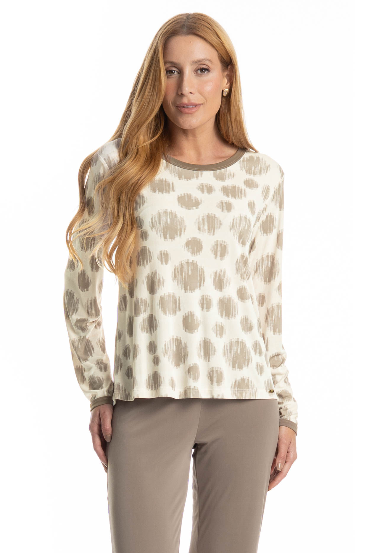 Pijama Feminino Longo Ágata - Imagem 3 - Mobile
