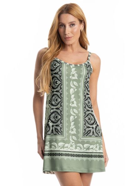 Camisola Curta Leti Constanza Verde - Imagem 1