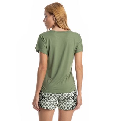 Pijama Curto Feminino Constanza - Imagem 2 - Mobile