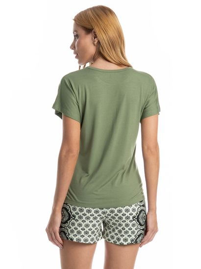 Pijama Curto Feminino Constanza - Imagem 2 - Desktop