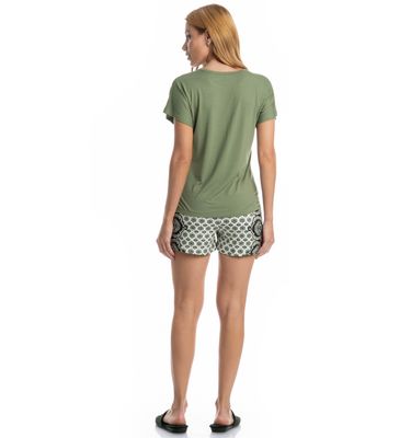 Pijama Curto Feminino Constanza - Imagem 4 - Mobile