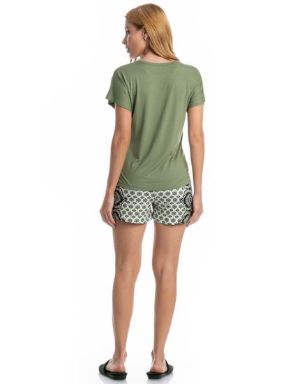 Pijama Curto Feminino Constanza - Imagem 4 - Desktop