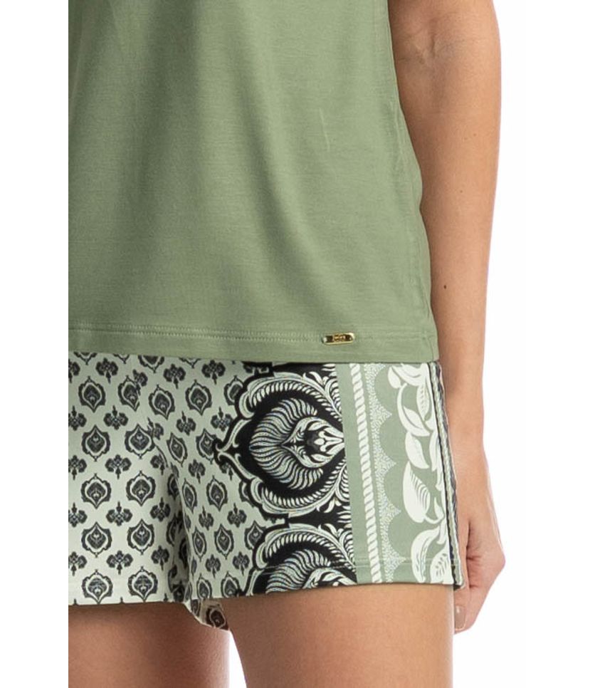 Pijama Curto Feminino Constanza - Imagem 5 - Desktop