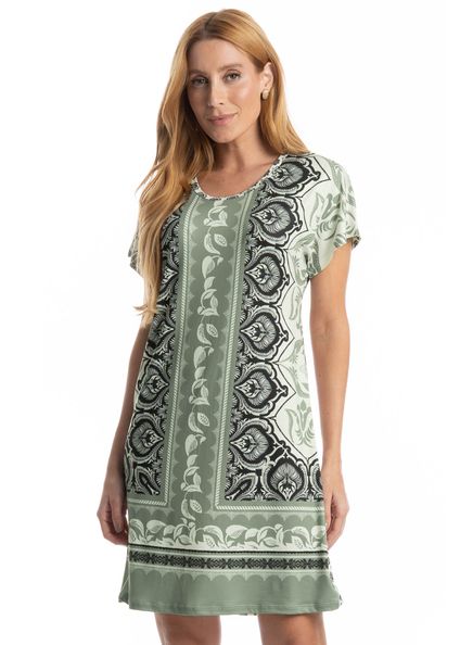 Camisão Curto Constanza Verde - Imagem 1